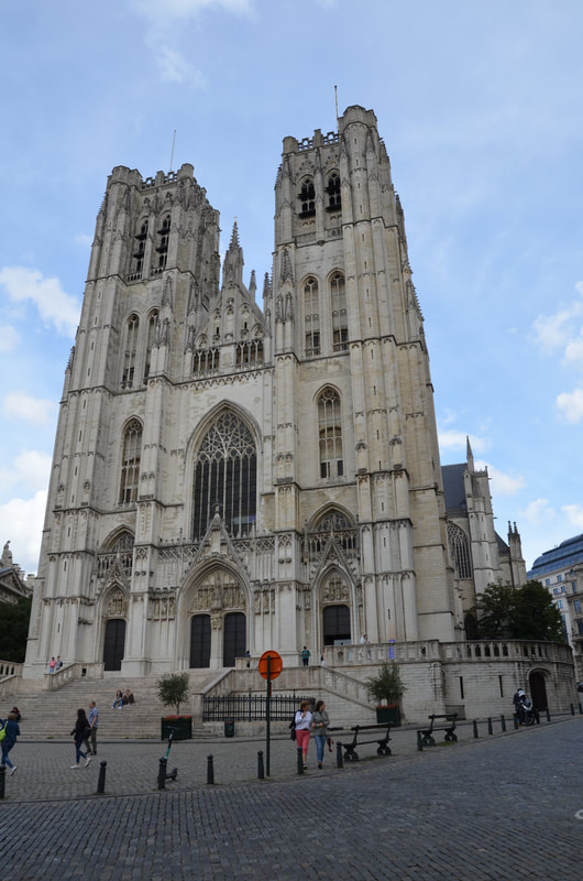 Katedra  św. Michała i Guduli w Brukseli. Belgia. 