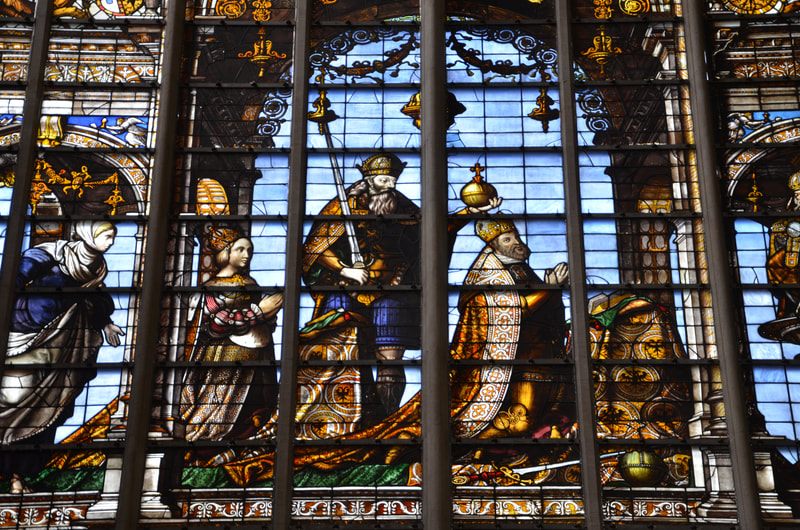 Katedra św. Michała i Guduli w Brukseli. Belgia. 