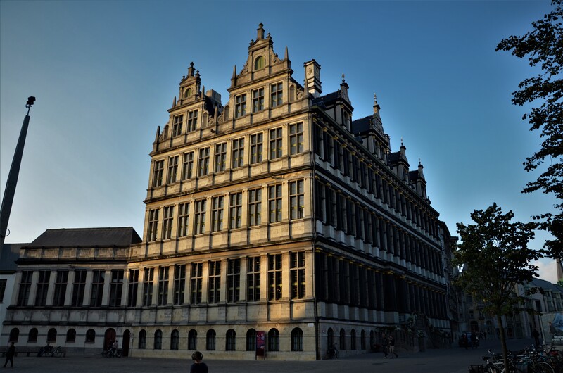 Ratusz w Gandawie. Belgia. Town Hall in Ghent. Belgium. 