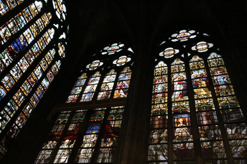 Katedra Najswietszej Marii Panny w mieście Tournai w Belgii. 